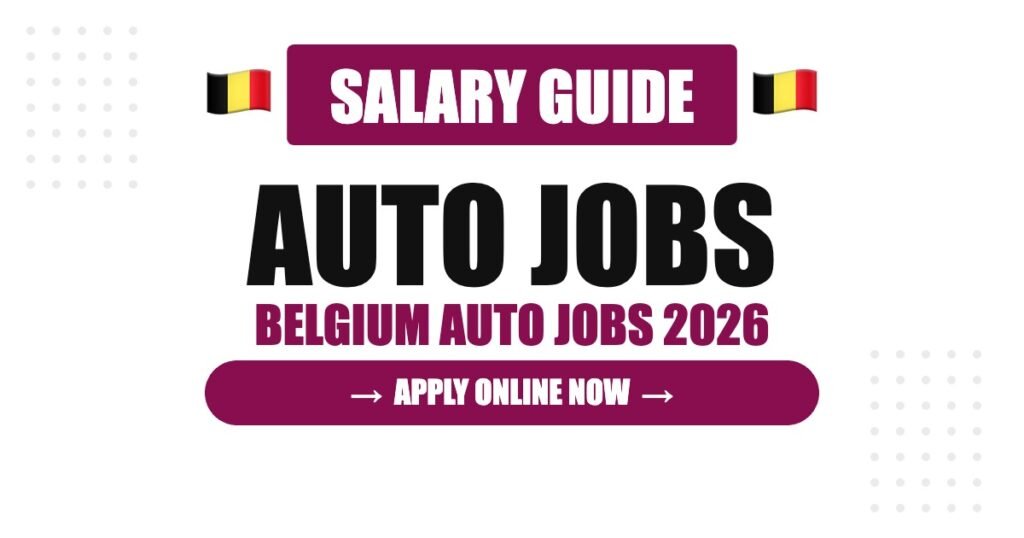 Belgium Automobile Salary Guide: Pay by Role & Experience