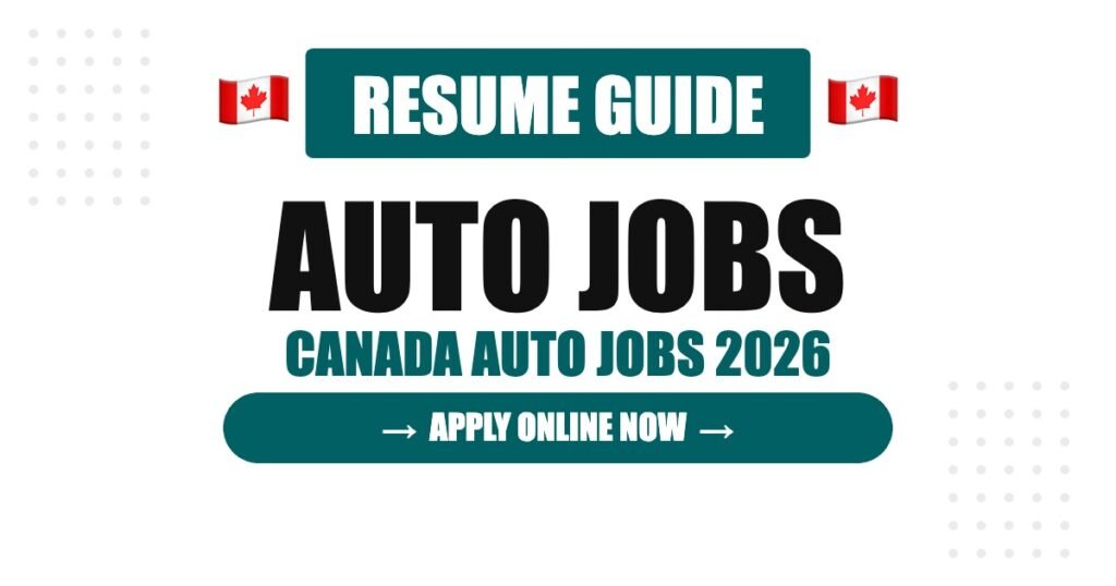 Canada Automobile Resume Guide: How to Stand Out