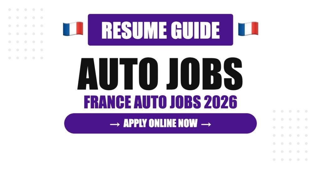 France Automobile Resume Guide: How to Stand Out