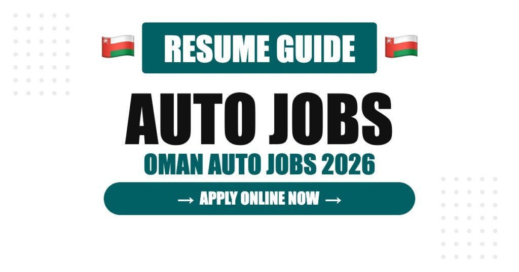 Oman Automobile Resume Guide: How to Stand Out