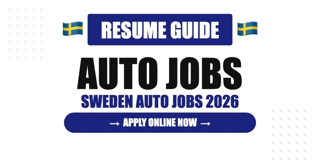 Sweden Automobile Resume Guide: How to Stand Out