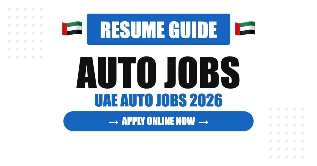 UAE Automobile Resume Guide: How to Stand Out
